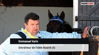 Emmanuel Varin, entraîneur de Fidèle Madrik (Dimanche 18 février à Paris-Vincennes)