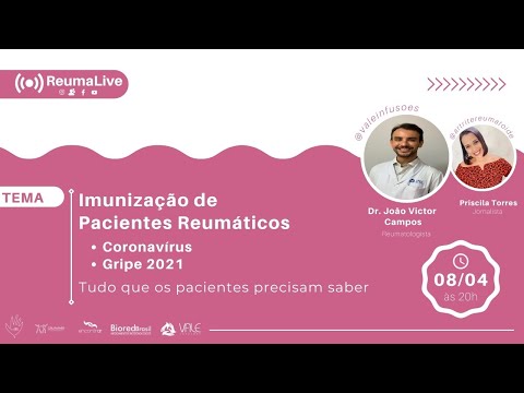 Imunização de pacientes reumáticos: coronavírus e vacina da gripe 2021