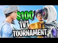I Hosted a 1v1 Tournament With The Sweatiest Players For $100 in Fortnite (INSANE) (PART 1)