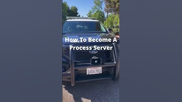 How To Become A Process Server