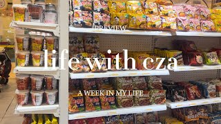 life diaries 🌷 - a week in my life, living alone, cooking, going out