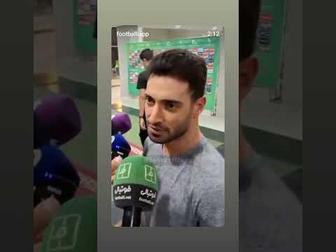 شجاع خلیل زاده با احترام به تیم حریف می گویم وقت کشی دیگه نکنید برادر من