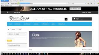 Prestashop advanced search module with category filter
