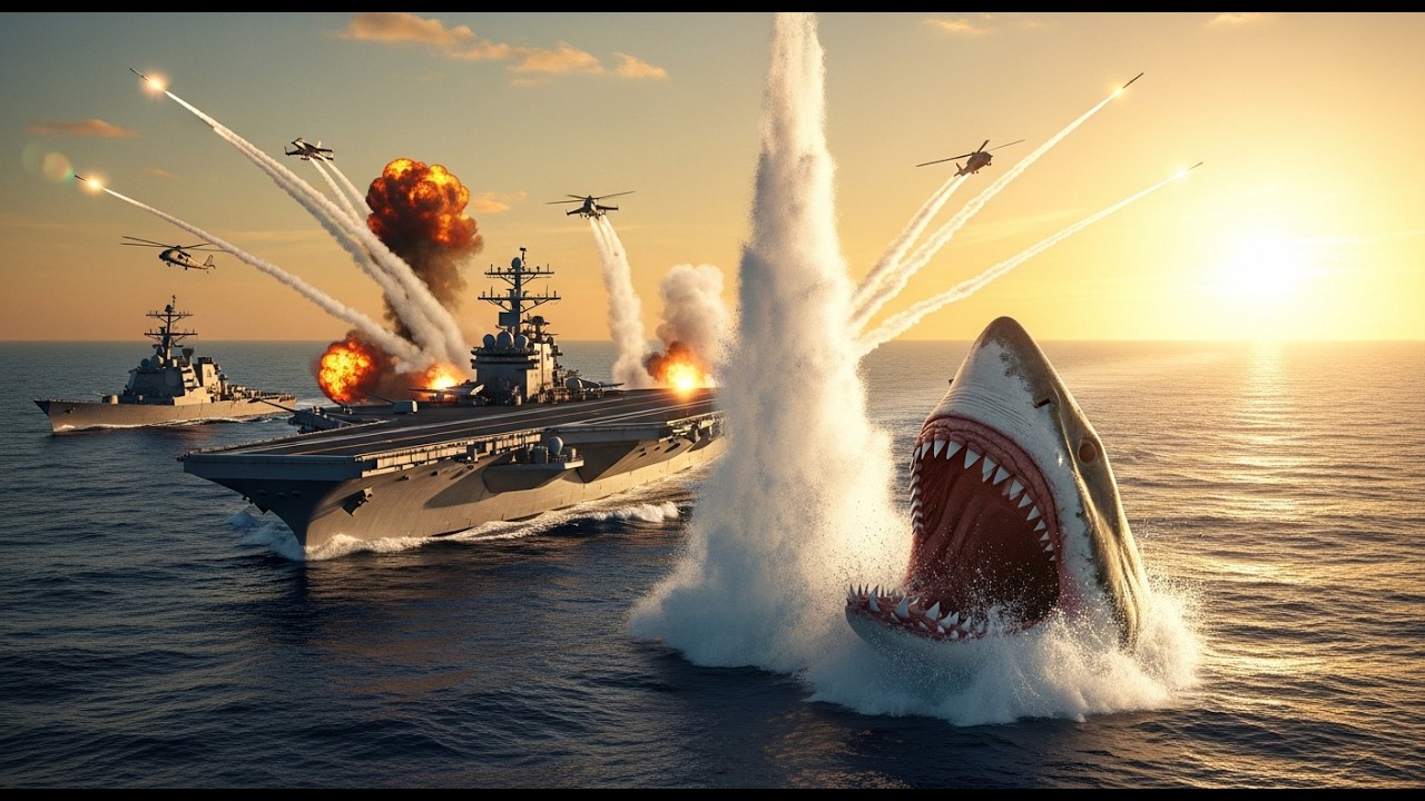 TITAN Megalodon Attacks Nuclear Sub – Last Stand - YouTube