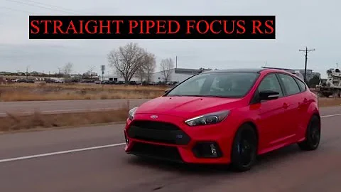 I STRAIGHT PIPED MY 2018 FORD FOCUS RS!