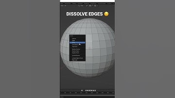 How to Dissolve Edges (Instead of Delete) when you Model in Blender 😉 #shorts