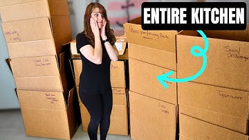 I packed up my kitchen for 21 days, here