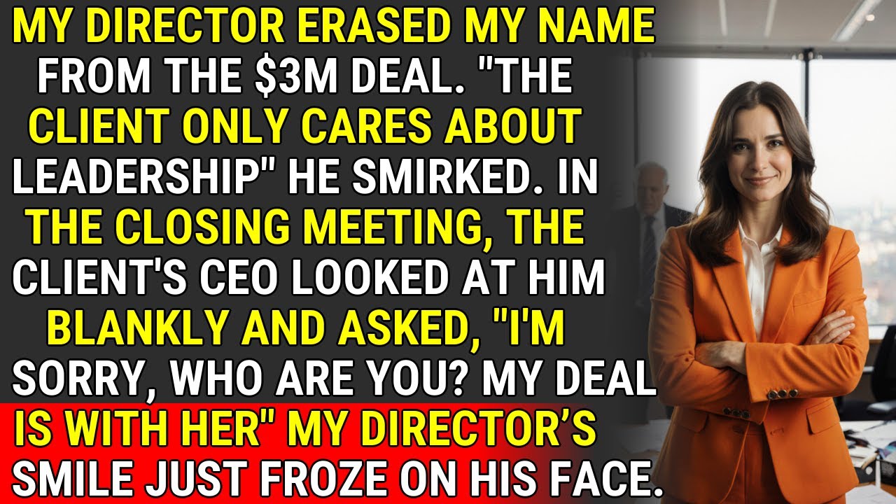 Мой директор стер мою сделку на 3 миллиона долларов — клиент его разоблачил ♟️ | Career Justice