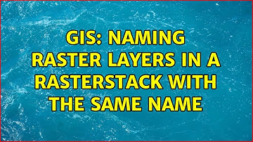 GIS: Naming raster layers in a rasterstack with the same name