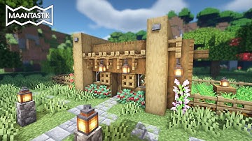 Minecraft tutorial #9 | How To Build a Survival Starter House