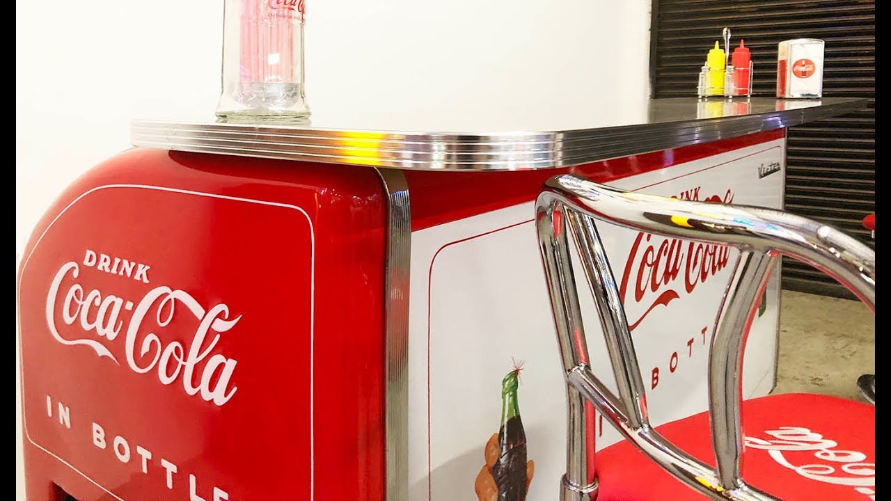 Original Victor C31 Coke Bar after a thorough restoration - YouTube