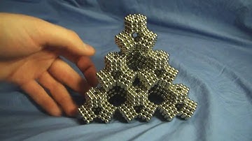 Tetraherdramyd with ZEN MAGNETS; like buckyball - nanodot - neocube - cybercube but better