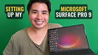 SETTING UP AND REVIEW OF MICROSOFT SURFACE PRO 9