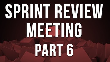 Agile Scrum Training Series Part 6 - Sprint Review Meeting