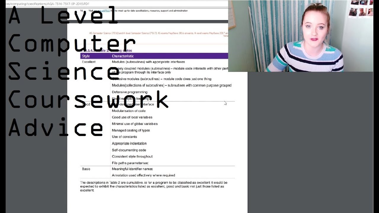 ocr a level computer science coursework examples