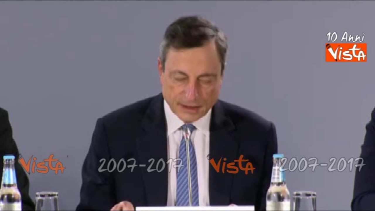 Draghi: "I tassi di interesse della BCE rimarranno invariati"