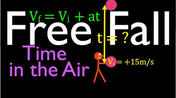 Physics, Kinematics, Free Fall (6 of 12) Total Time In the Air from Known Initial Velocity