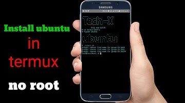 Install ubuntu On termux  [ no root] required