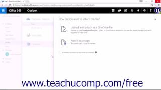 Outlook on the Web Tutorial Sending Local Attachments Microsoft Training Guía