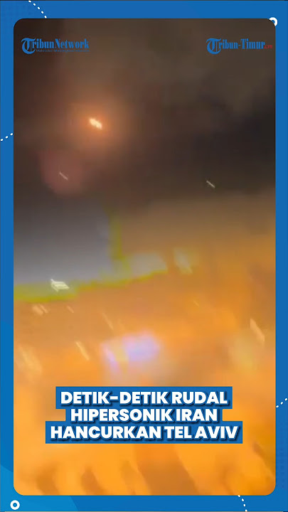 Rudal Hipersonik Iran, Meluncur Seperti Kilat Hancurkan Tel Aviv Israel
