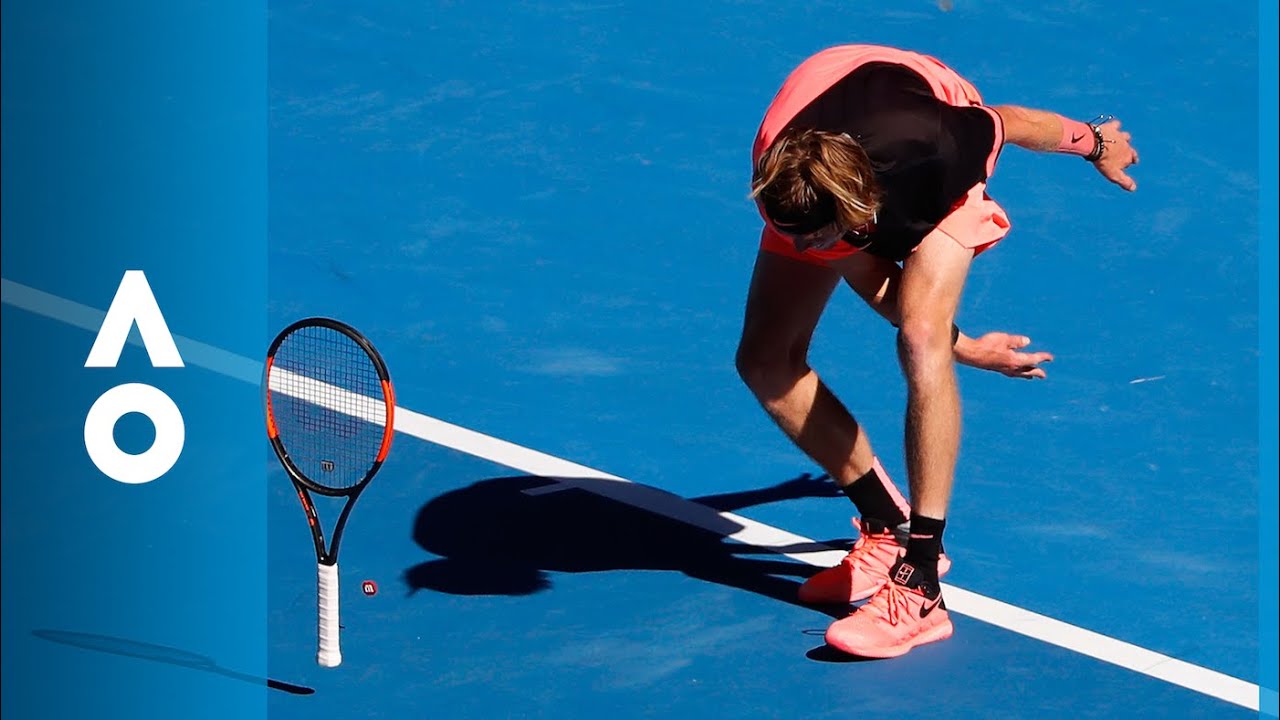 Rublev's double fault his breaking point | Australian Open 2018 australian open tv guide
