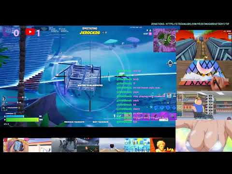 can i beat fortnite with 1 hand, while gooning (Live)