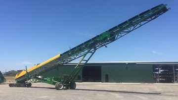 McCloskey 80ft 36x80 Radial Stacker with Track Bogie & Cat Engine 2