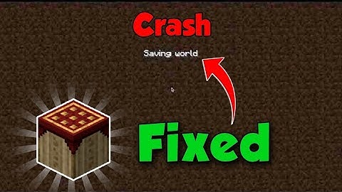 How to fix Saving world Crash Problem | in Pojavluncher/Java | 100% Working 🔥