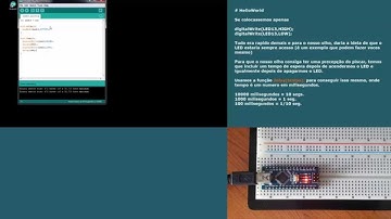 HelloWorld - Arduino Tutorial em portugues