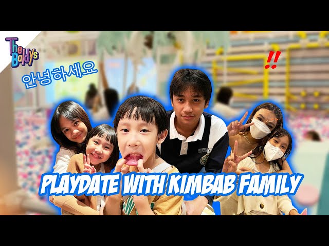 Ketemu Kimbab Family di Jakarta, langsung diajak playdate | The Baldys class=