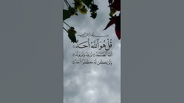 سورة الإخلاص | الشيخ ماهر المعيقلي| القرآن الكريم
