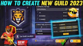 How To Create New Guild🔥!! | How To Create New Guild In After Update 💯🤗
