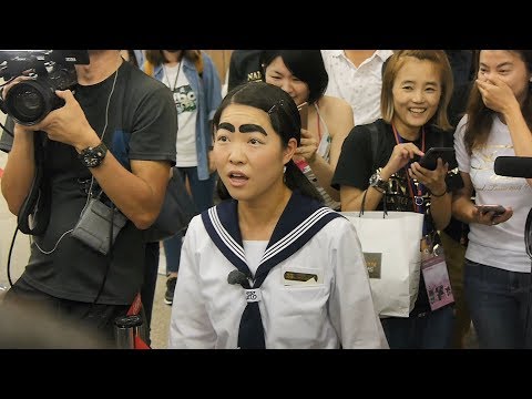 Q妹イモト-井本絢子-安室奈美惠25年以來謝謝(安室奈美惠接機)