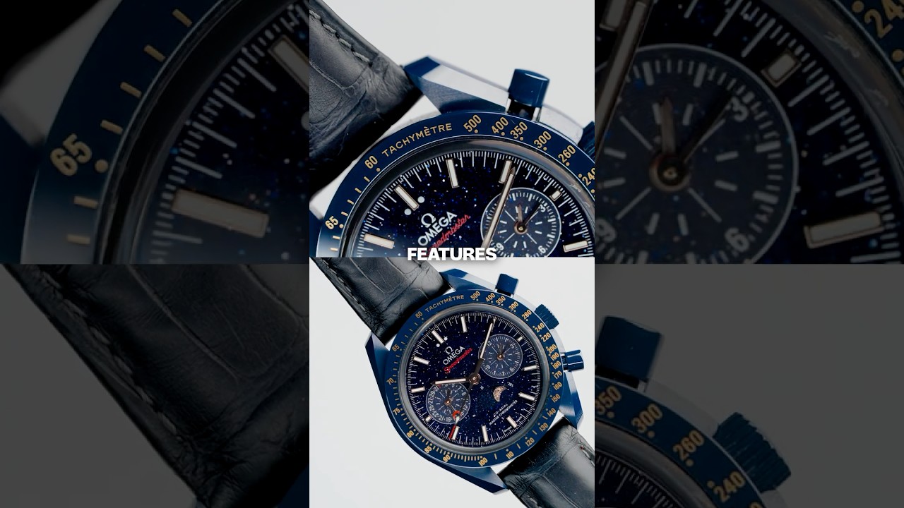 Omega Speedmaster Blue Side of the Moon Watch 304.93.44.52.03.002