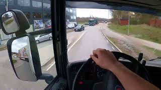 Scania G490 & Trailer drive to Eskilstuna! 🔴Livestream commentary + Rock music!