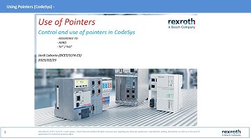 Control and use of Pointers In Codesys