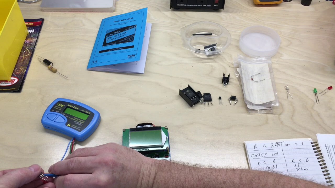 Electronics Component Tester Comparison Peak DCA55 VS GM328