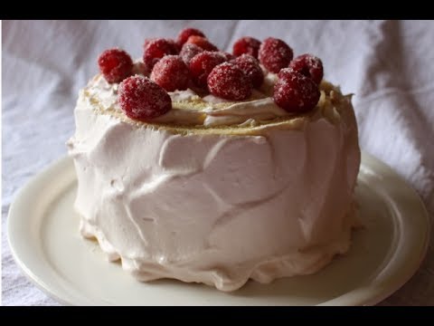 Raspberry Chiffon Cake Roll