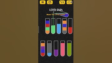 Water sort puzzle level 3464