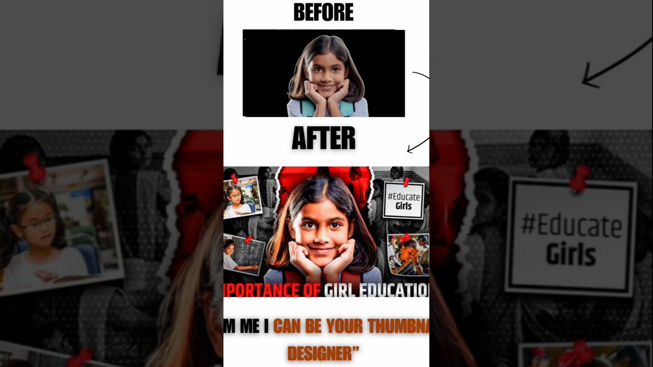 Before & After | Professional Thumbnail Design !