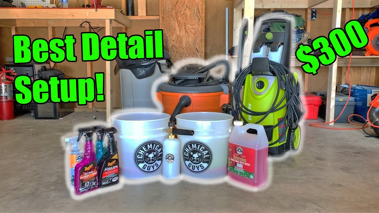 The Ultimate BUDGET Detailing setup! 💰 - YouTube