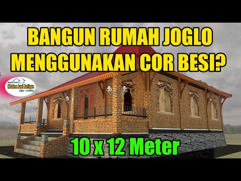 RUMAH JOGLO🔴 tidak harus menggunakan kayu, menggunakan cor besi biaya malah lebih irit