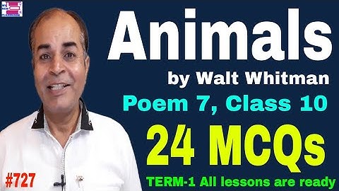 animals mcqs class 10 by vijay Kumar