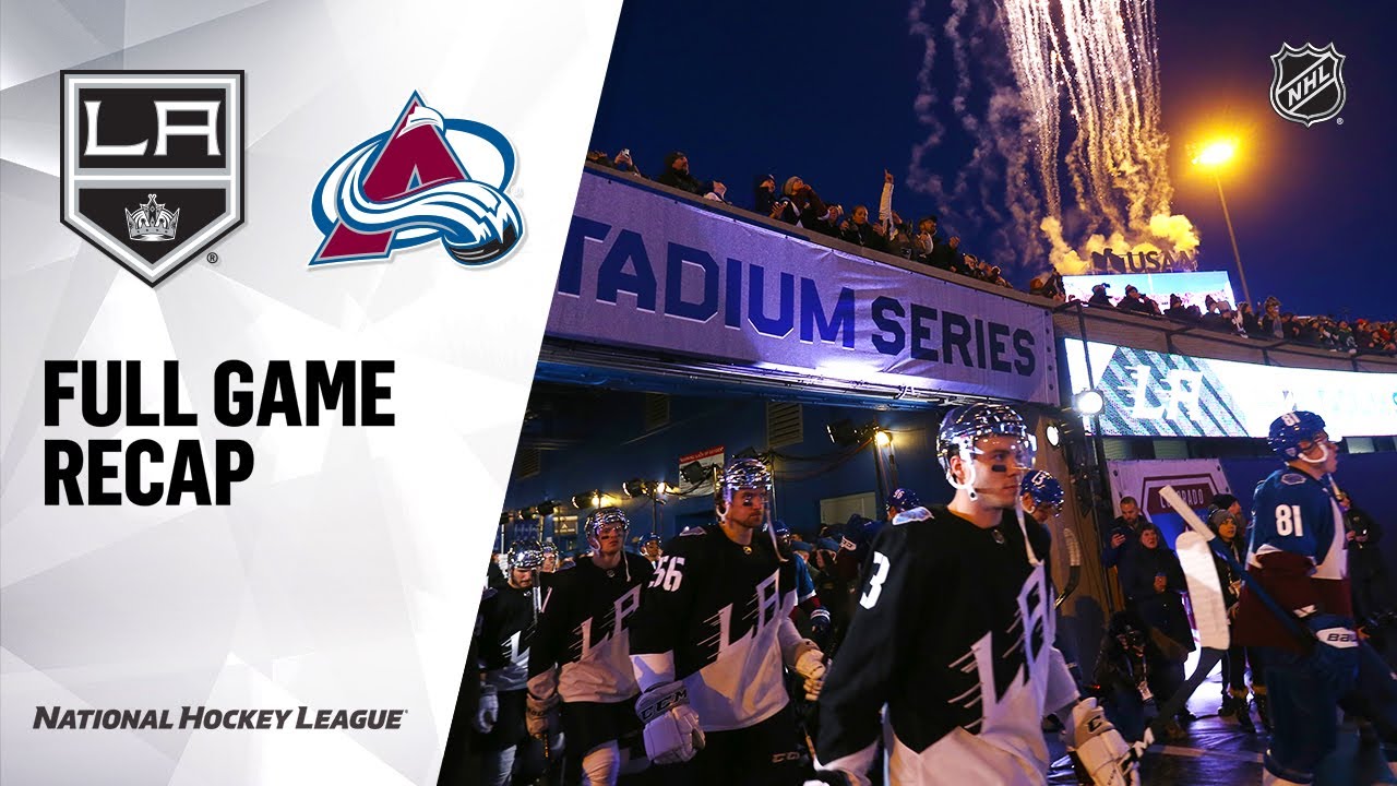 Avalanche beat Golden Knights in unforgettable outdoor game at ...