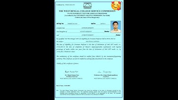 WBSET Qualified Certificate ll WBSET Qualified Assistant professor in Political science