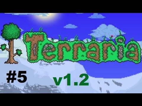 Terraria v1.2 #5 Поиск семян Луноцвета (Moonglow) и Семена травы