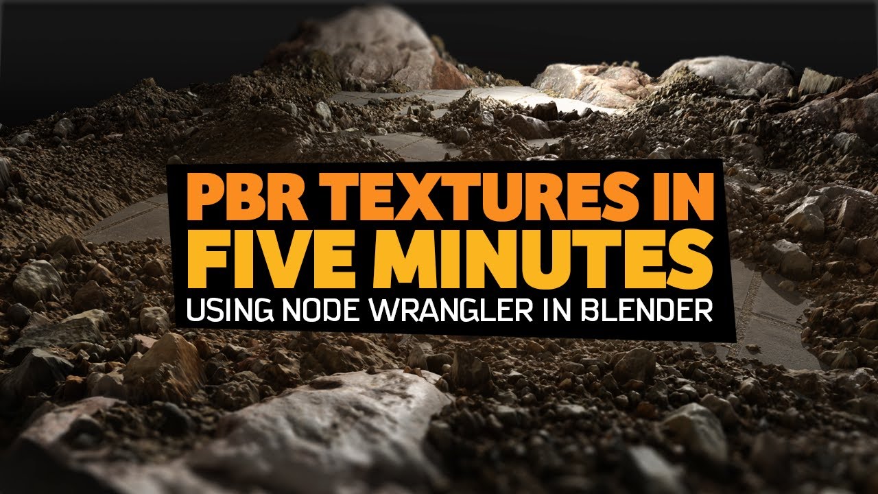 How to set up PBR textures in FIVE MINUTES using Node Wrangler in Blender -  YouTube