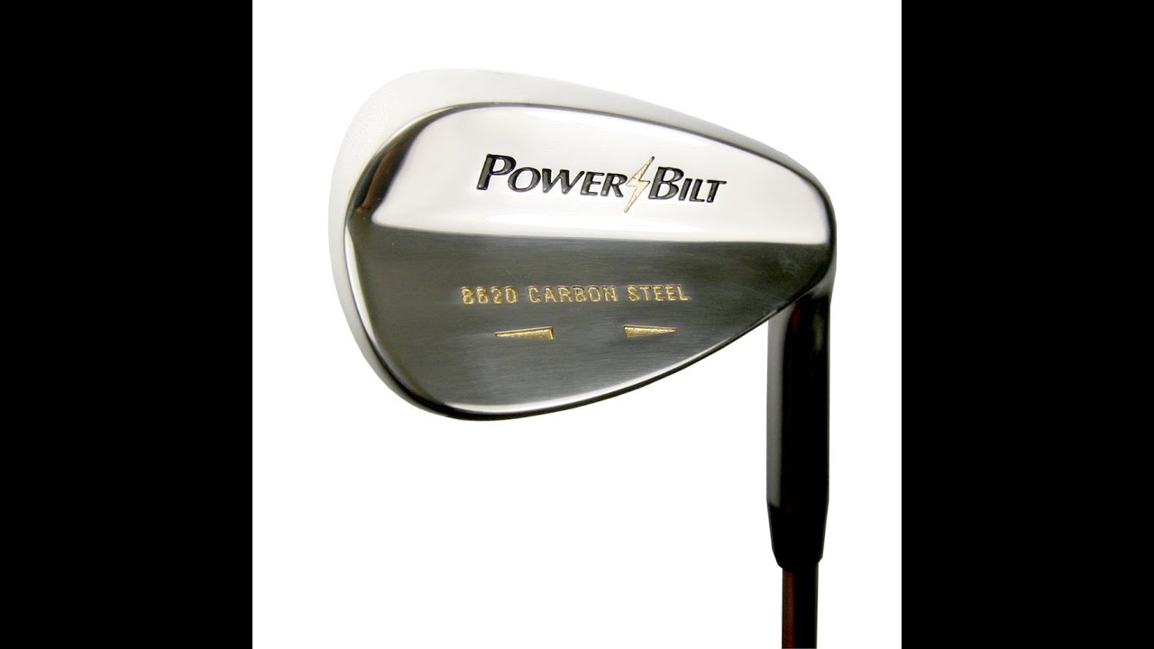Wedge PowerBilt 8620 Carbon Steel en www.golf.co YouTube