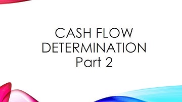 FIN544 CASH FLOW DETERMINATION part 2