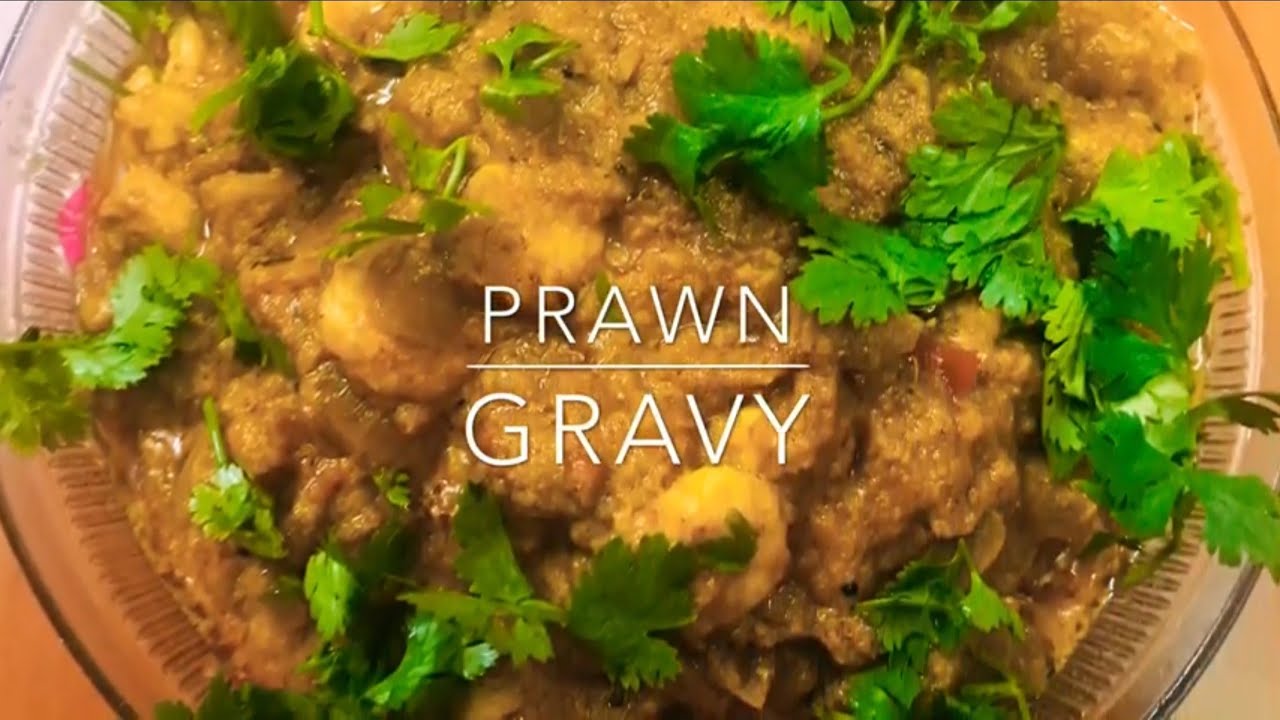 Prawn Gravy Eral Gravy Prawn recipes Adhiyans Yummy Corner YouTube